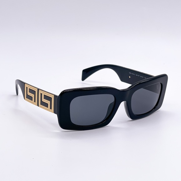 NEW VERSACE VE4444U GB1/87 VERSACE VE4444 BLCK EYEWEAR MOD 4444-U GB1/87 - Picture 5 of 10